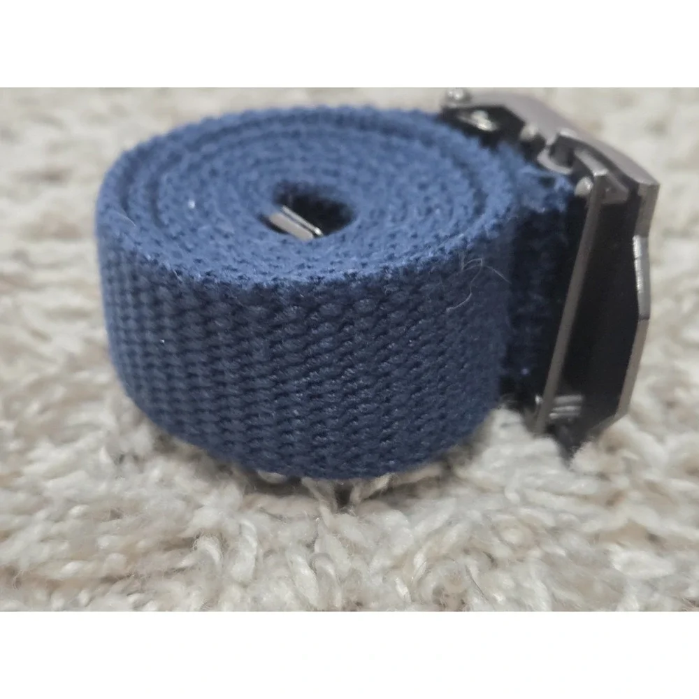 BSA Cub Scout Tiger Belt Blue Metal Buckle Uniform Web Belt Youth Size Vtg